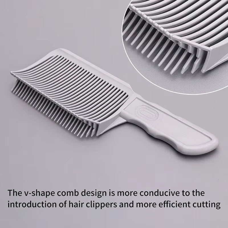 Fading Comb Professional Hairdresser Mixed Flat Headed Men'S Hair Comb anti Heat Fade Brush Men'S Hair Comb Salon Styling Tool