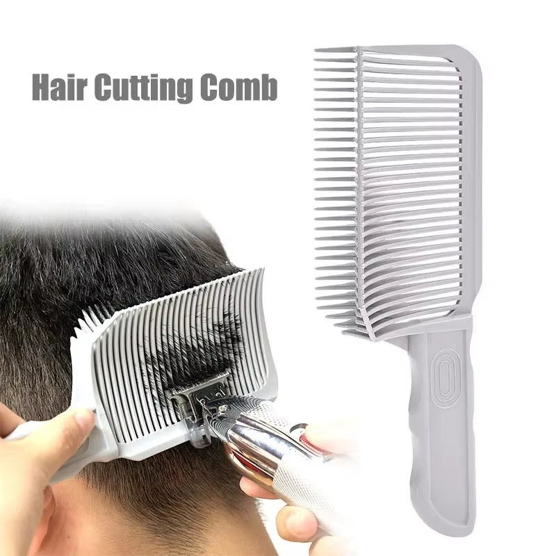 Fading Comb Professional Hairdresser Mixed Flat Headed Men'S Hair Comb anti Heat Fade Brush Men'S Hair Comb Salon Styling Tool
