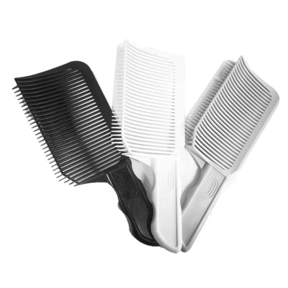 Fading Comb Professional Hairdresser Mixed Flat Headed Men'S Hair Comb anti Heat Fade Brush Men'S Hair Comb Salon Styling Tool