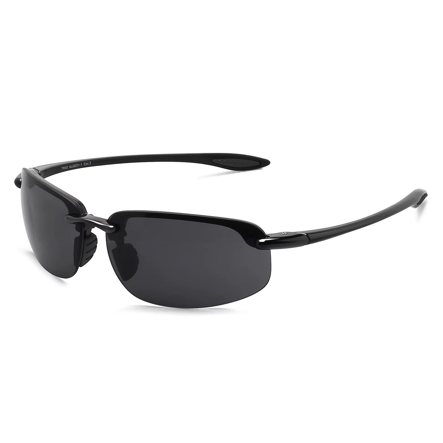 JULI Matrix Classic Sports Sunglasses for Men and Women Driving and Running Rimless Ultralight Frame Sun Glasses Men UV400