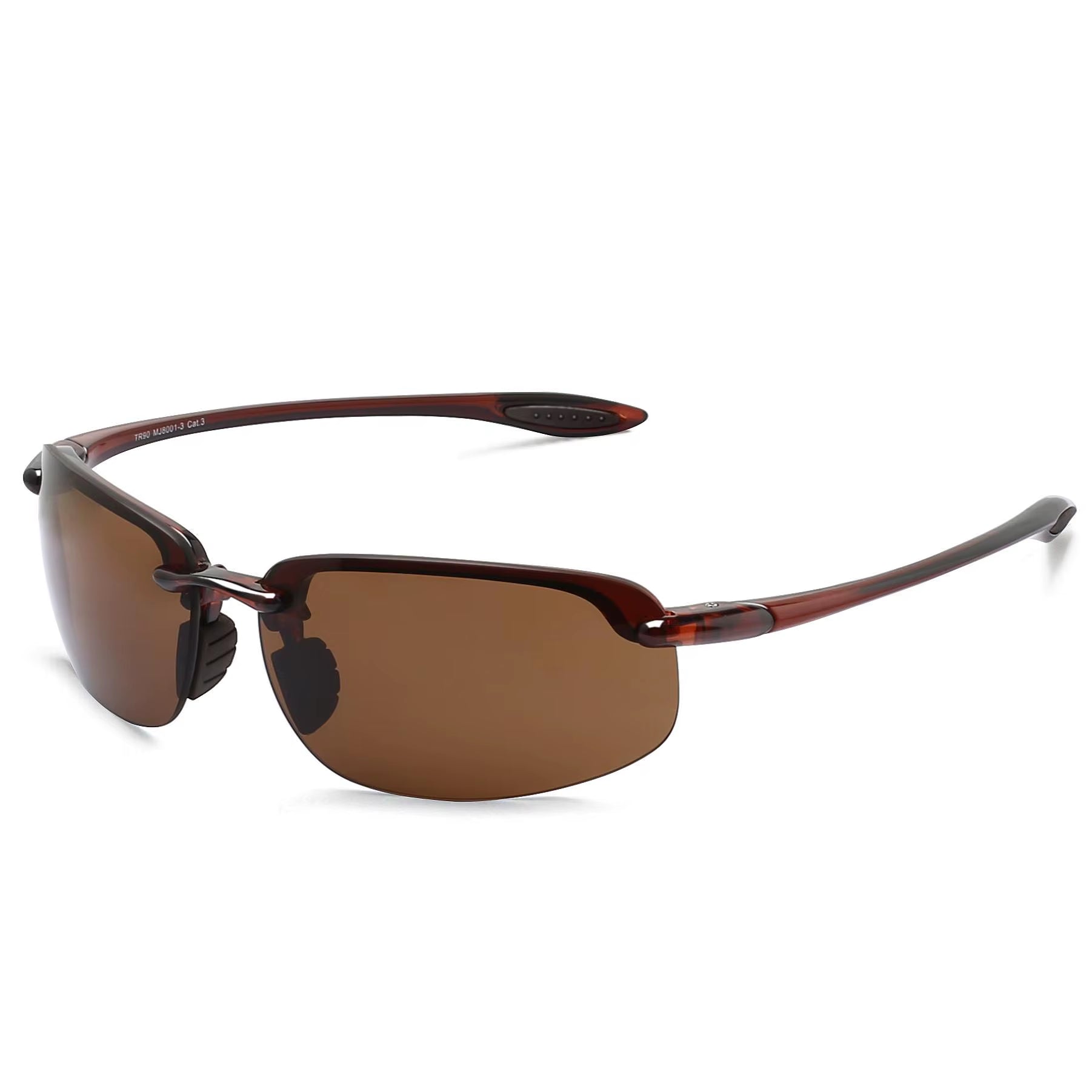 JULI Matrix Classic Sports Sunglasses for Men and Women Driving and Running Rimless Ultralight Frame Sun Glasses Men UV400