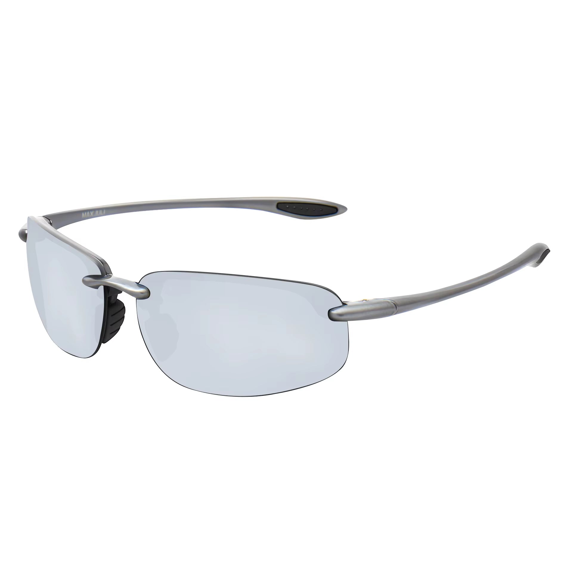 JULI Matrix Classic Sports Sunglasses for Men and Women Driving and Running Rimless Ultralight Frame Sun Glasses Men UV400