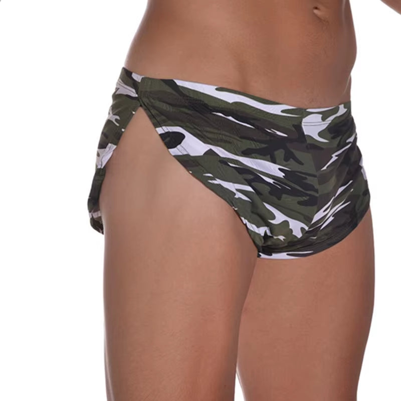 Camouflage Mens Sport Running Shorts Gym Fitness Quick Dry Sweatpants Sexy Male Hombre Breathable Camo Jogging Short Pants