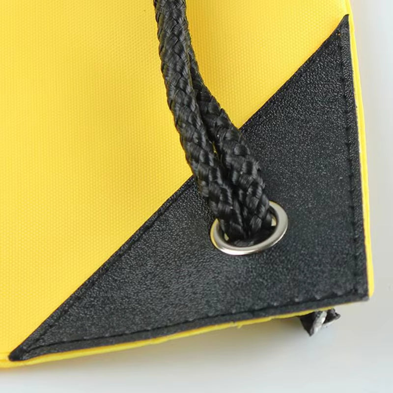 Waterproof Zipper Gym Sport Fitness Bag Foldable Backpack Drawstring Shop Pocket Hiking Camping Pouch Beach Swim Bag