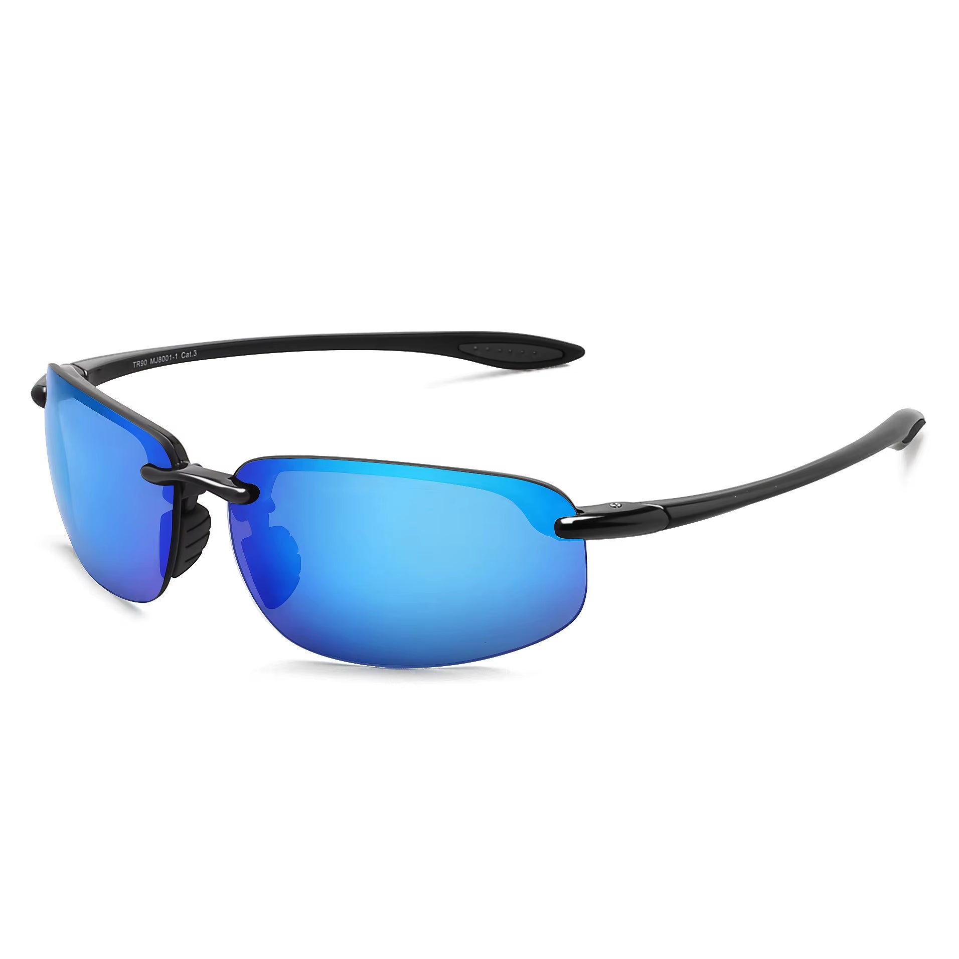JULI Matrix Classic Sports Sunglasses for Men and Women Driving and Running Rimless Ultralight Frame Sun Glasses Men UV400