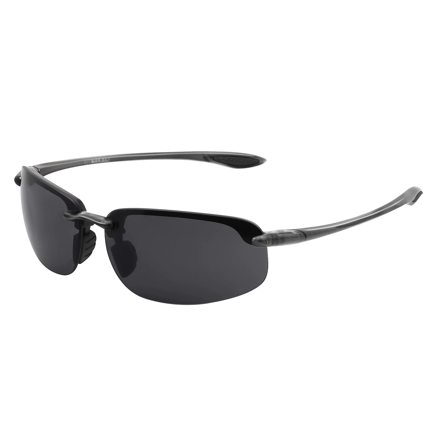 JULI Matrix Classic Sports Sunglasses for Men and Women Driving and Running Rimless Ultralight Frame Sun Glasses Men UV400