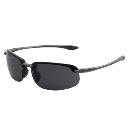 JULI Matrix Classic Sports Sunglasses for Men and Women Driving and Running Rimless Ultralight Frame Sun Glasses Men UV400