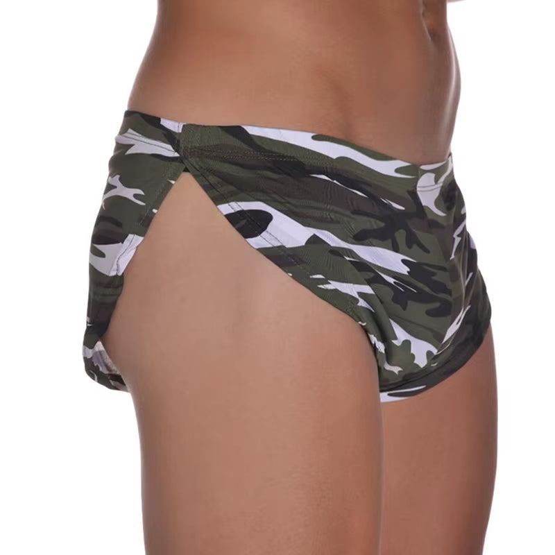 Camouflage Mens Sport Running Shorts Gym Fitness Quick Dry Sweatpants Sexy Male Hombre Breathable Camo Jogging Short Pants