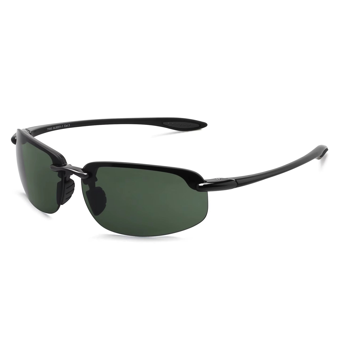 JULI Matrix Classic Sports Sunglasses for Men and Women Driving and Running Rimless Ultralight Frame Sun Glasses Men UV400