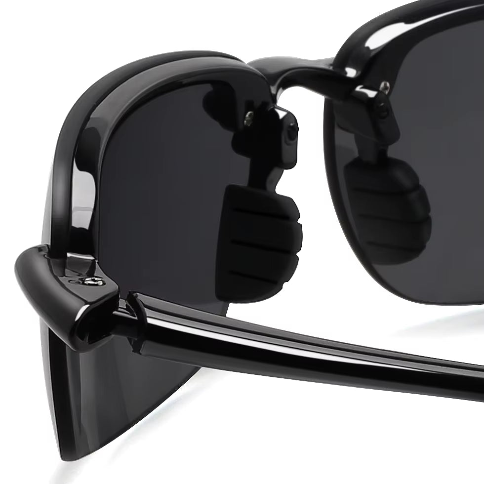 JULI Matrix Classic Sports Sunglasses for Men and Women Driving and Running Rimless Ultralight Frame Sun Glasses Men UV400