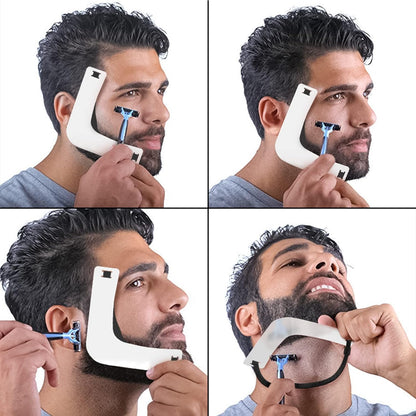 Guia De Escote Para Moldeador De Barba Para Hombres Plantilla Para Dar Formas